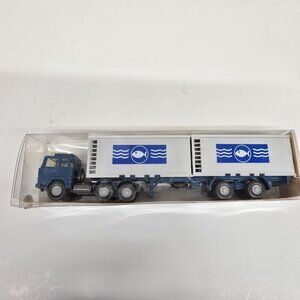 Vintage Wiking Germany Fish Container Truck 1/87  HO Scale Toy